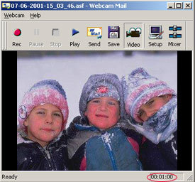 WebcamMail Screenshot